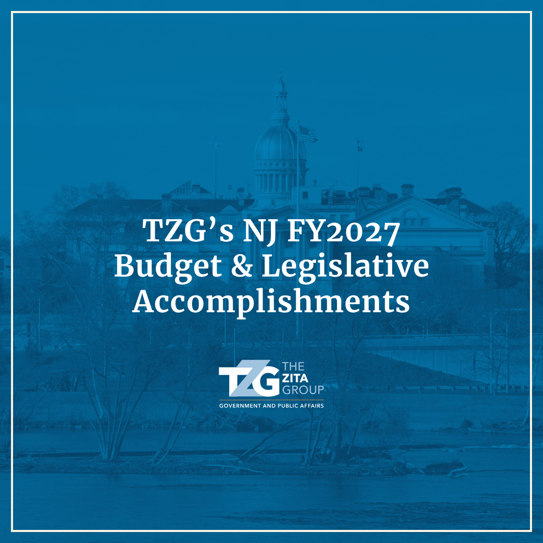 TZG's NJ FY2027 Budget & Legislative Accomplishments